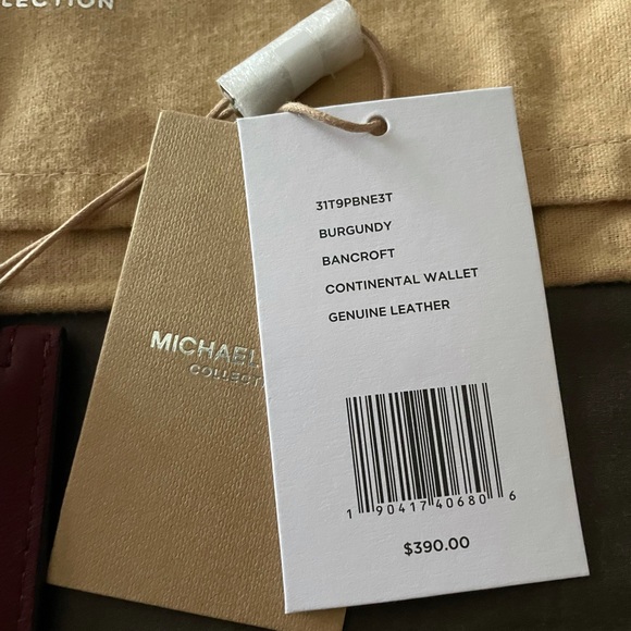 Michael Kors Bancroft Pebbled Calf Leather Continental Wallet - Picture 6 of 6